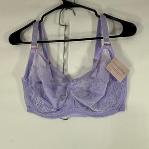 NWT Smart & Sexy Lavender Wire Lace Bra